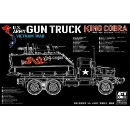 M113+M54A2 GUN TRUCK, 1/35 - AFV-Club AF35323