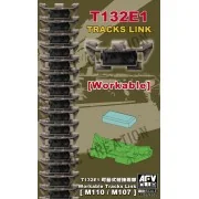 T132E1 WORKABLE Track Link(M110/M107) - AFV-Club AF35332