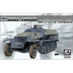 SDKFZ 251 Ausführung C, 1/48 - AFV-Club AF48007