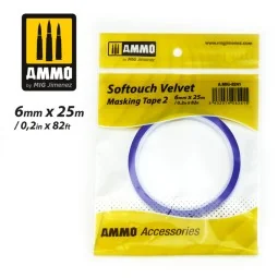 Softouch Velvet Masking Tape 2 (6mm x 25M) - AMMO by MIG Jimenez A....