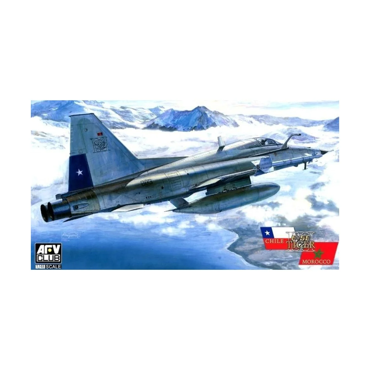 F5 E Tiger II Chile, 1/48 - AFV-Club AR48S02 F5 E Tiger II Chile, 1/48 - AFV-Club AR48S02