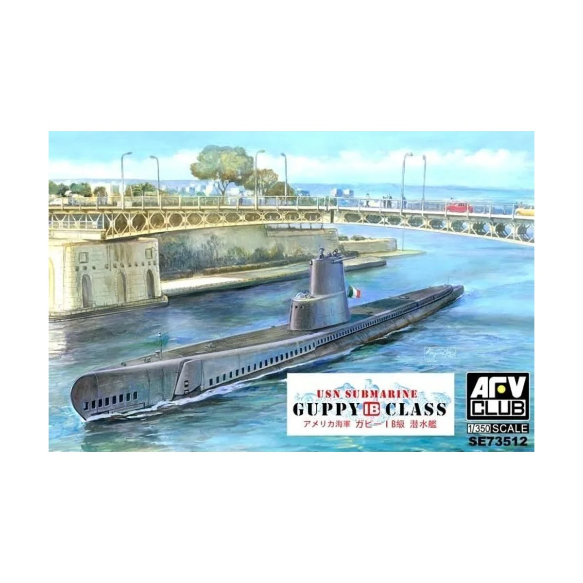 Guppy 1B, 1/350 - AFV-Club SE73512