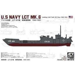 U.S. Navy LCT MK.6 landing Craft Tank 501 Class 1943-1945, 1/350 - ...