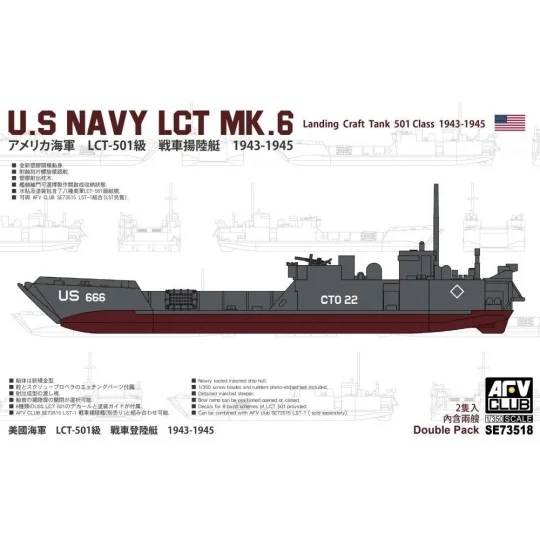 U.S. Navy LCT MK.6 landing Craft Tank 501 Class 1943-1945 - AFV-Clu...
