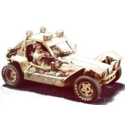 Delta Forces desert storm- FAV w/2 Fig., 1/35 - Hobby Fan HF009 Delta Forces desert storm- FAV w/2 Fig., 1/35 - Hobby Fan HF009