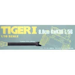 Tigeri 8.8cm KwK36 L/56 Caliber: 6mm, 1/16 - Hobby Fan HF026