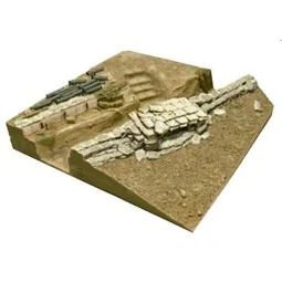 U.S. V.N. WAR MACHINE GUN BUNKER BASE (III), 1/35 - Hobby Fan HF044