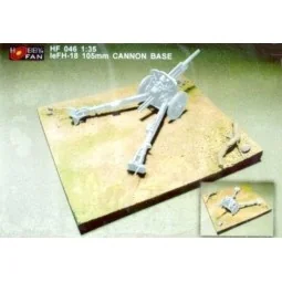 LeFH-18 105mm Cannon Base, 1/35 - Hobby Fan HF046