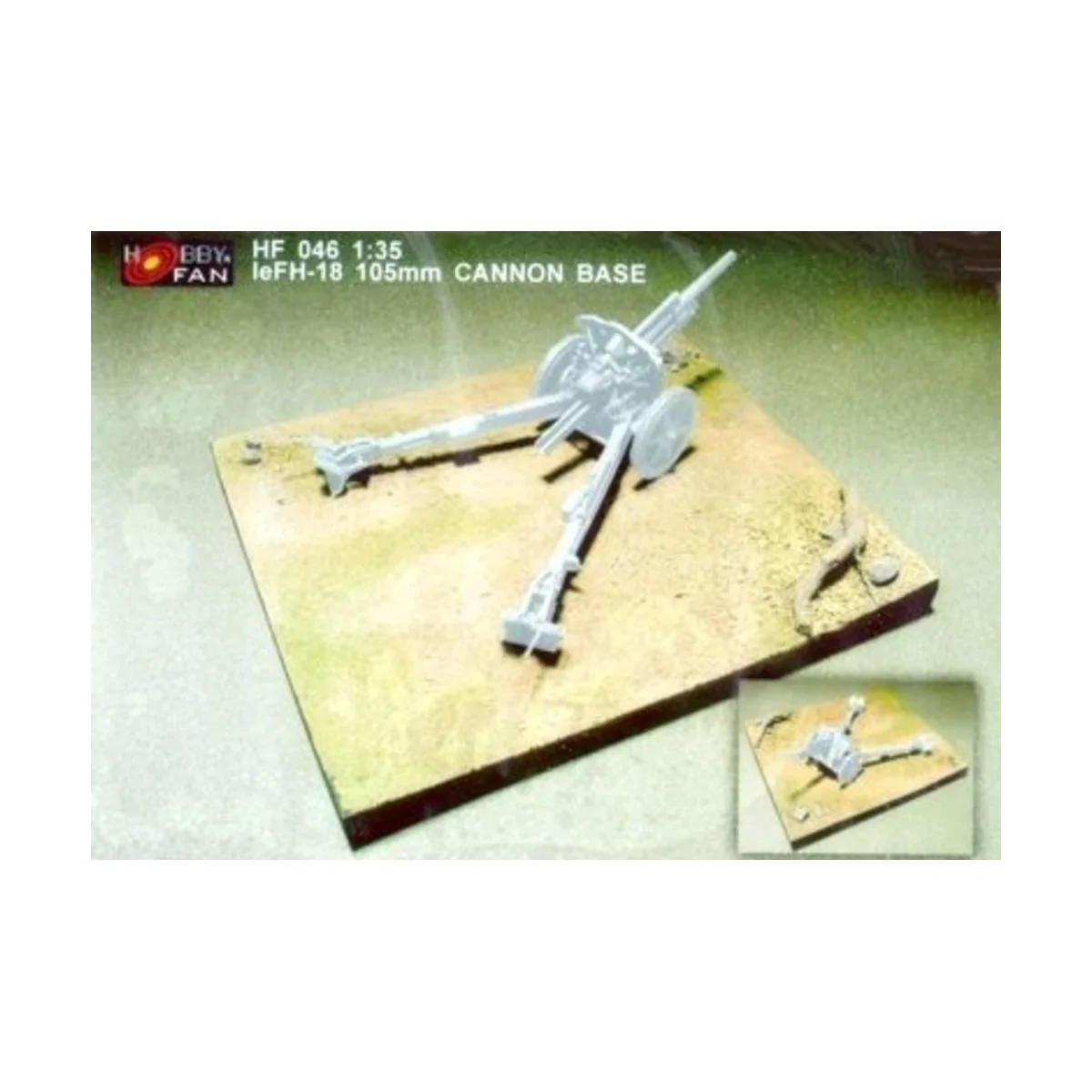 LeFH-18 105mm Cannon Base - Hobby Fan HF046