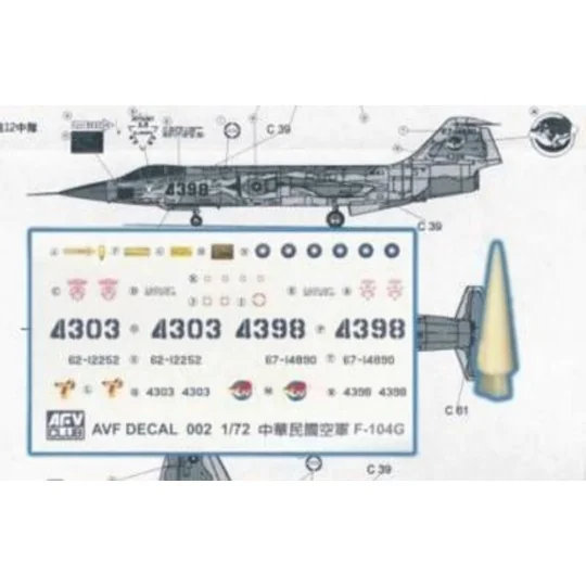 Conversion Kit for RF104G LOROP, 1/72 - Hobby Fan HF052