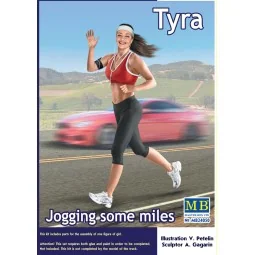 Jogging some miles. Tyra, 1/24 - Master Box Ltd. 24050