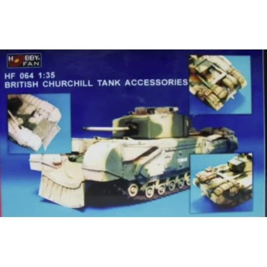 British Churchill Tank Accessories, 1/35 - Hobby Fan HF064