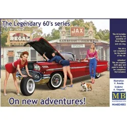 The Legendary 60's series. On new adventures!, 1/24 - Master Box Lt...