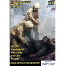 On the battlefield. Ukrainian military medics Russian-Ukrainian War...