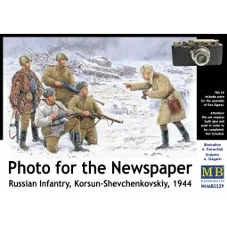 Russische Infanterie Korsun 1944 Photo for the Newspaper, 1/35 - Ma...