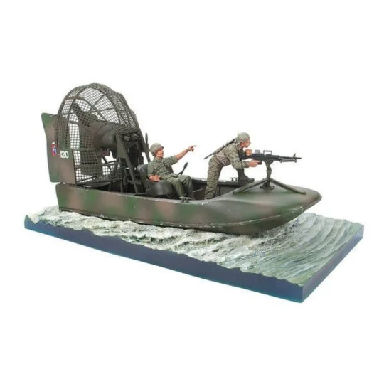 Aircat Airboat Base with 2 Figures (the boat is not included) - Hob...