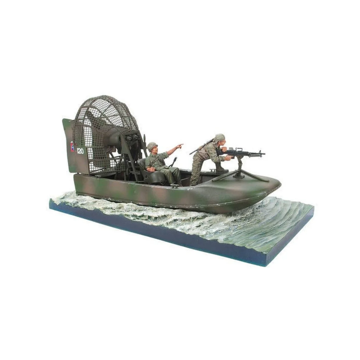 Aircat Airboat Base with 2 Figures (the boat is not included) - Hob...