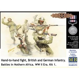 Hand-to-Hand fight, Brit. & Germ. infr., 1/35 - Master Box Ltd. 3592