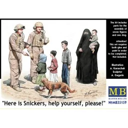 Here is Snickers help yourself, please, 1/35 - Master Box Ltd. 35159