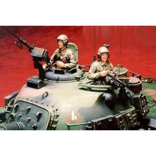 Tank crew for M48H RROC - Hobby Fan HF506