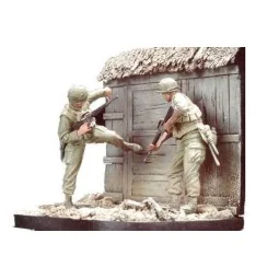 U.S. Marines Battel of Hue 1968(1)w/base - Hobby Fan HF508