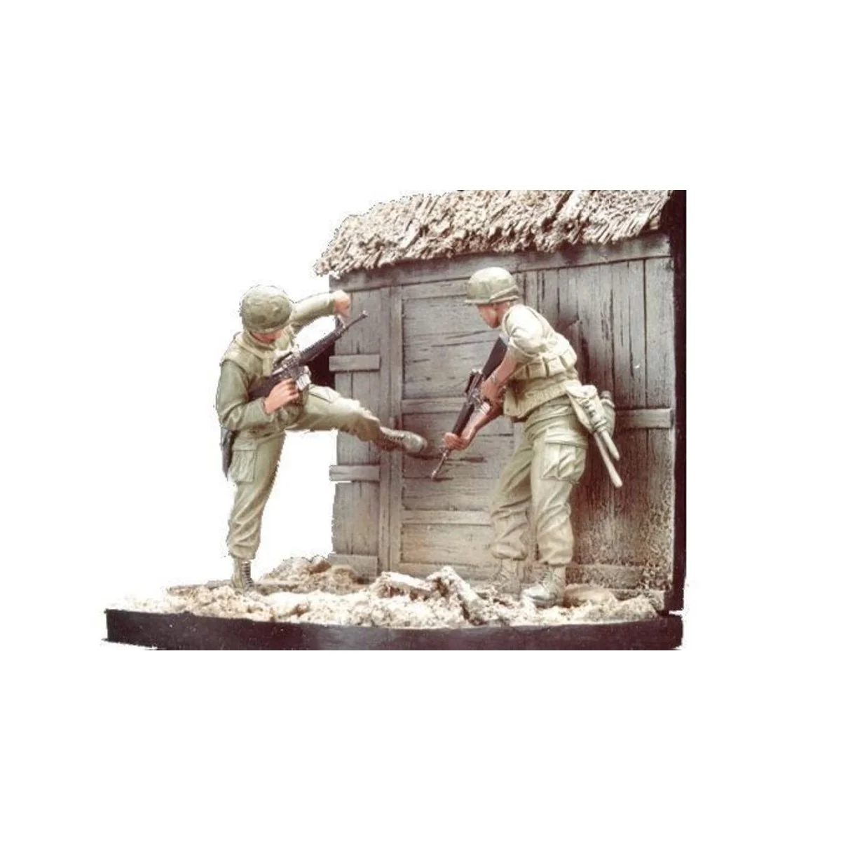U.S. Marines Battel of Hue 1968(1)w/base - Hobby Fan HF508