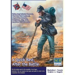 A Quick Rest.After the Battle, UnionArmy Infantry Sergeant, 72nd Ne...