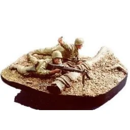 U.S. Marine gunner & grenadier with base, 1/35 - Hobby Fan HF517
