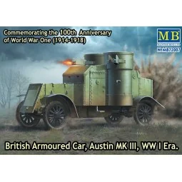 Austin Mk.III British armored car1914-18, 1/72 - Master Box Ltd. 72007
