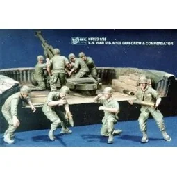 V.N. War U.S. M102 Gun Crew & Compensat. - Hobby Fan HF523