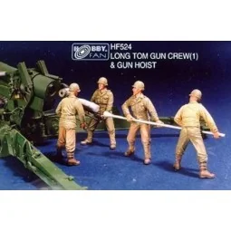 Long Tom Gun Crew(1) & Gun Hoist, 1/35 - Hobby Fan HF524