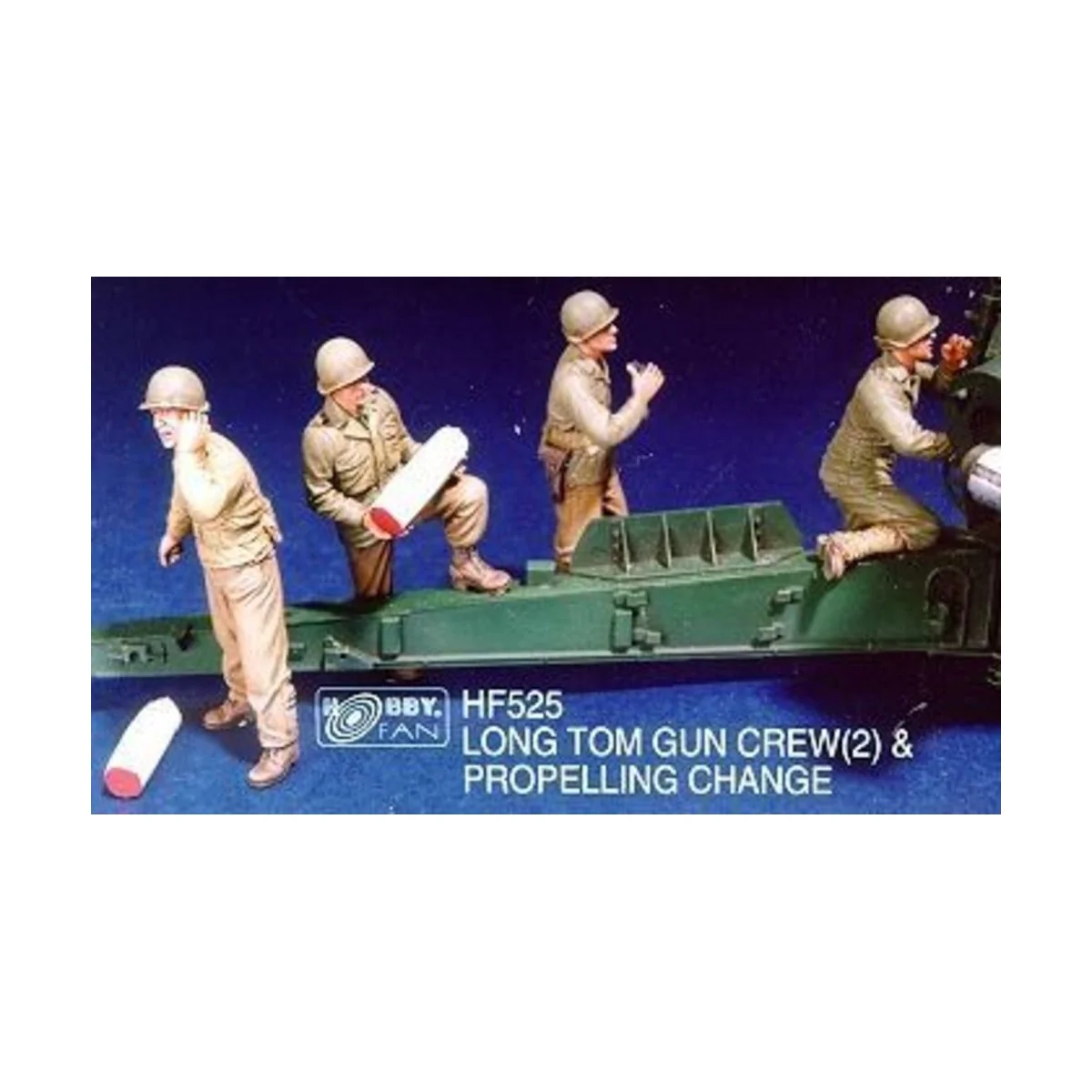 Long Tom Gun Crew(2) & Propelling Change, 1/35 - Hobby Fan HF525