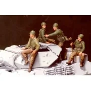 U.S. M10 Tank Infantry- 4 Fig. "Pick Up", 1/35 - Hobby Fan HF529