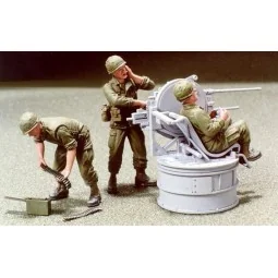 M35A1 Quad-50 gun truck crew- 3 Figures - Hobby Fan HF530