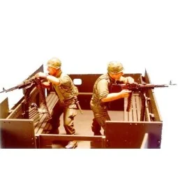 Gun truck Crew (1)- 2 Figures, 1/35 - Hobby Fan HF532