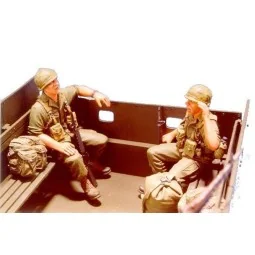 Gun truck crew (2)- 2 Figures, 1/35 - Hobby Fan HF533