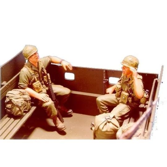 Gun truck crew (2)- 2 Figures - Hobby Fan HF533