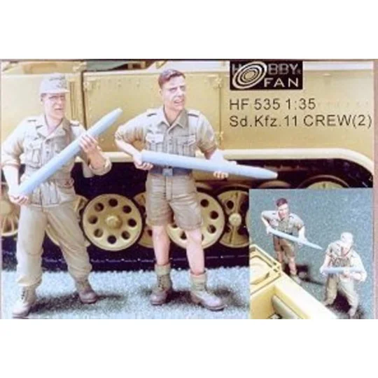 Sd.Kfz.11 Crew(2), 1/35 - Hobby Fan HF535 Sd.Kfz.11 Crew(2), 1/35 - Hobby Fan HF535