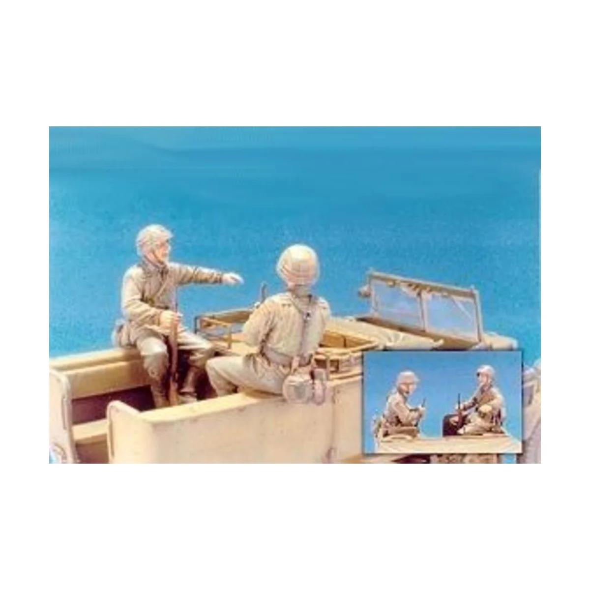 Sd.Kfz.11 3T Eastern Front Crew (1)/2Fig - Hobby Fan HF537