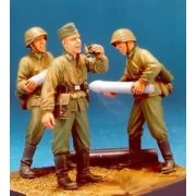 Ger. Eastern Front Launcher (1)-3Fig/w/B - Hobby Fan HF546
