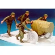 Germ. East. Front Launcher Crew(2)/4 Fig, 1/35 - Hobby Fan HF547