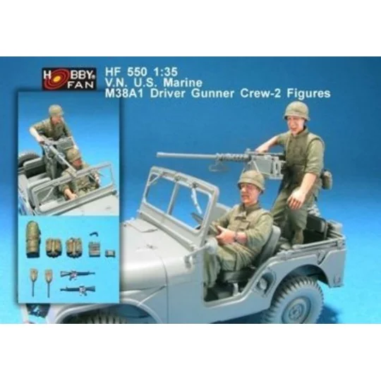 V.N U.S. Marine M38A1 driver gunner-2Fig - Hobby Fan HF550