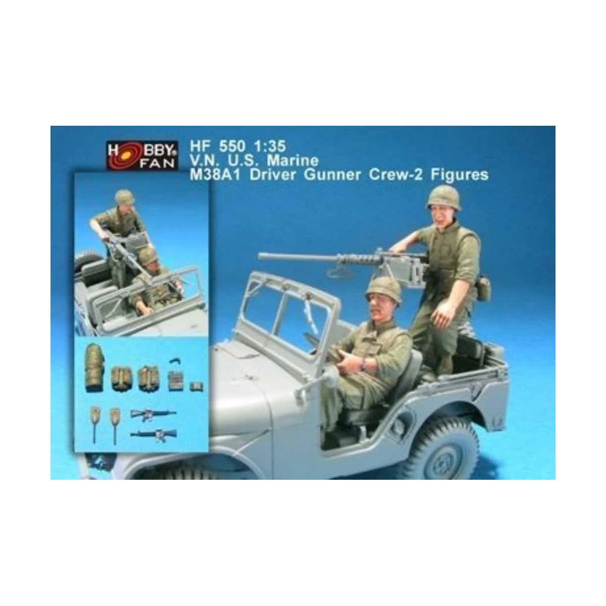 V.N U.S. Marine M38A1 driver gunner-2Fig - Hobby Fan HF550