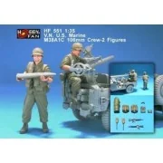 V.N. U.S. Marine M38A1C 106mm Crew-2 Fig - Hobby Fan HF551