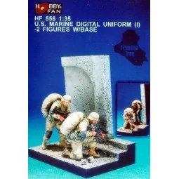 U.S. Marine digital uniform (1)- 2F. w/B, 1/35 - Hobby Fan HF556