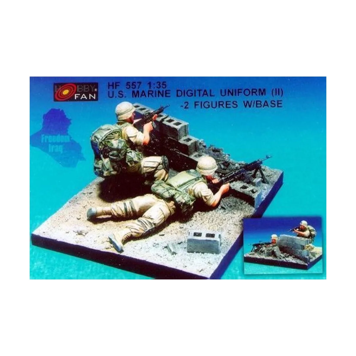 U.S. Marine Digital Unif.(II)- 2 Fig.w/B - Hobby Fan HF557