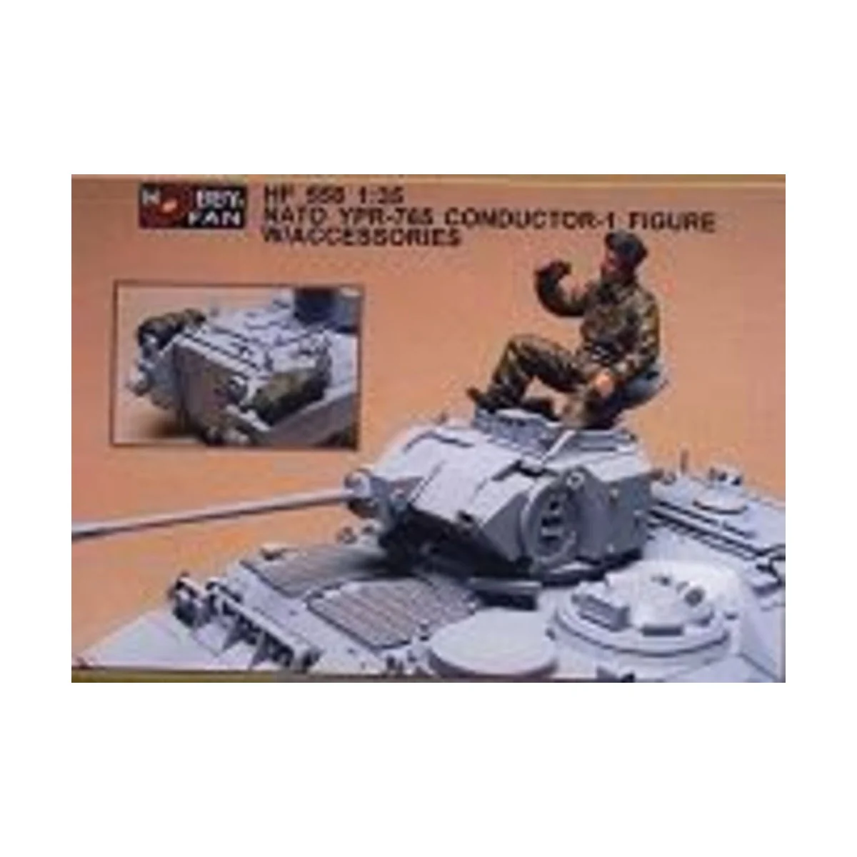 Nato YPR-765 conductor- 1 Fig. w/acc., 1/35 - Hobby Fan HF558