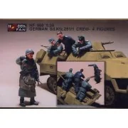 German Sd.Kfz.251/1 Crew- 4 Figures - Hobby Fan HF560