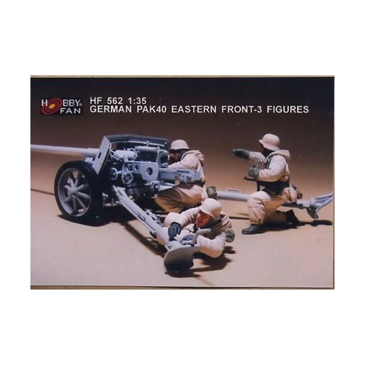 German Pak40 eastern front- 3 Figures, 1/35 - Hobby Fan HF562 German Pak40 eastern front- 3 Figures, 1/35 - Hobby Fan HF562