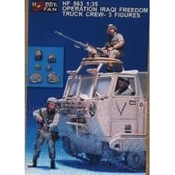 Operation Iraqi freedom truck Crew- 3Fig - Hobby Fan HF563